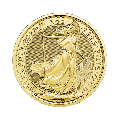 Thumbnail 1 oz Royal Mint Gouden Munt 2023 voorkant