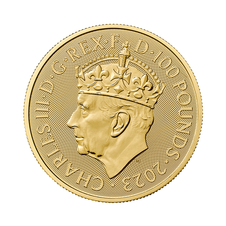 1 oz Royal Mint Gouden Munt 2023 achterkant