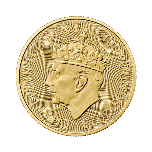 Thumbnail 1 oz Royal Mint Gouden Munt 2023 achterkant