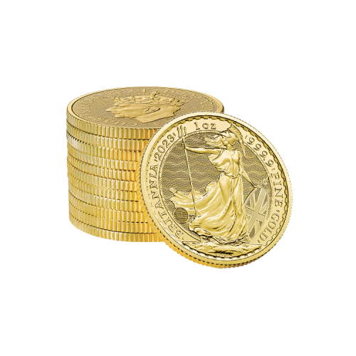 Thumbnail 1 oz Royal Mint Gouden Munt 2023 perspectief 2