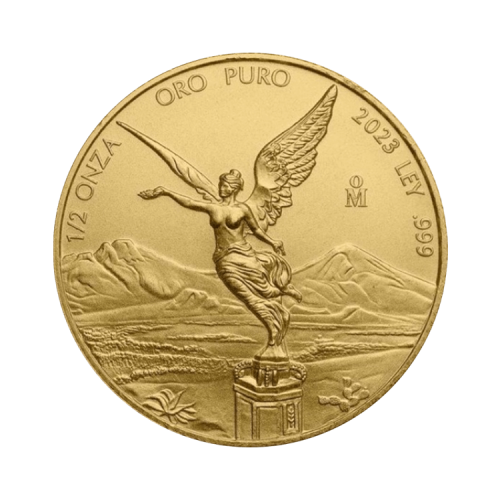Thumbnail 1/2 oz Banco de Mexico Gouden Munt 2023 voorkant