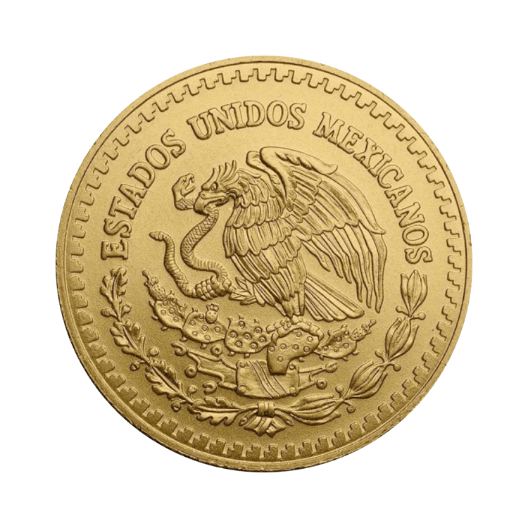 1/2 oz Banco de Mexico Gouden Munt 2023 achterkant