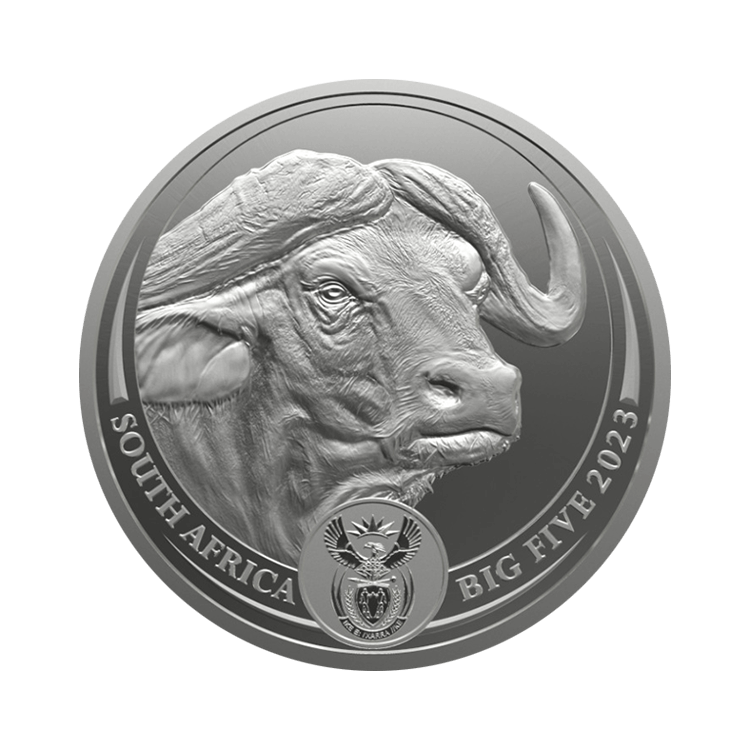1 oz South African Mint Plata 2023 front