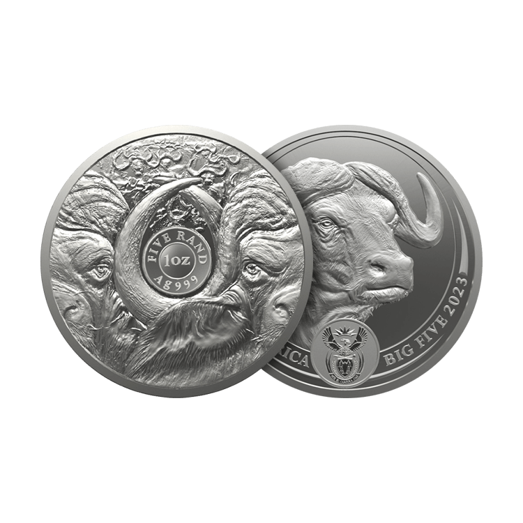 1 oz South African Mint Plata 2023 angle 1