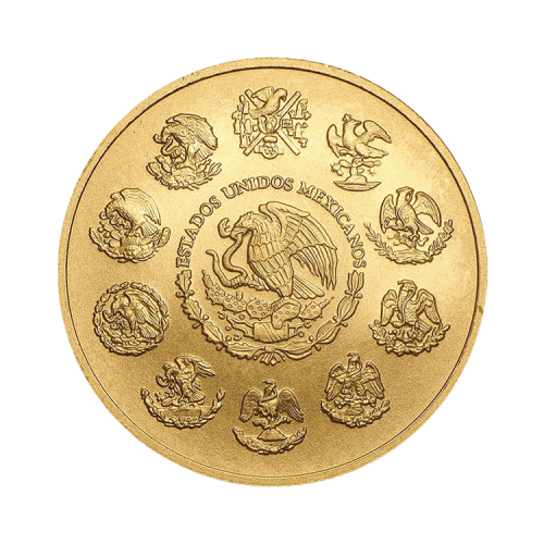 Thumbnail 1 oz Banco de Mexico Gouden Munt 2023 achterkant