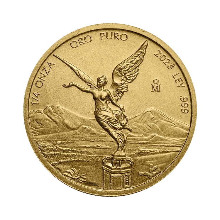 1/4 oz Banco de Mexico Gouden Munt 2023 voorkant