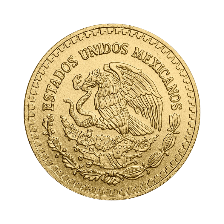 1/4 oz Banco de Mexico Gouden Munt 2023 achterkant
