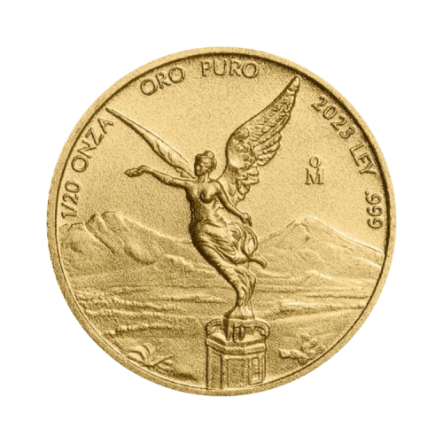 Thumbnail 1/20 oz Banco de Mexico Gouden Munt 2023 voorkant