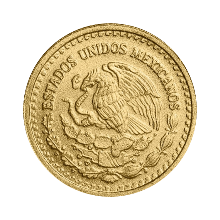 1/20 oz Banco de Mexico Gouden Munt 2023 achterkant