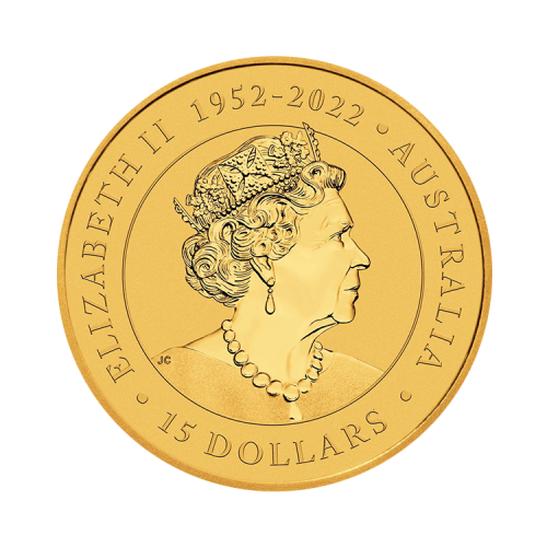 Thumbnail 1/10 troy ounce gouden Koala munt 2023 achterkant