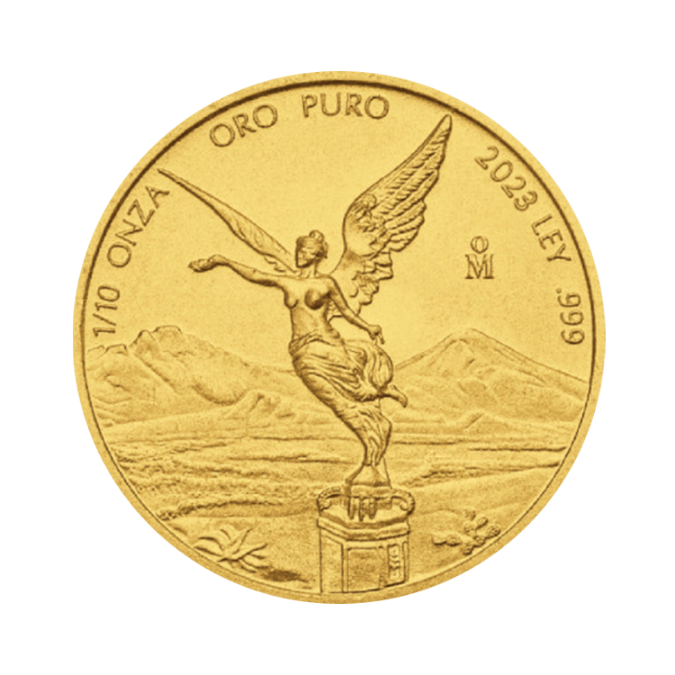 1/10 oz Banco de Mexico Gouden Munt 2023 voorkant