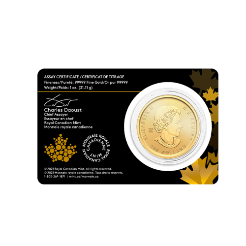Thumbnail 1 troy ounce golden coin Klondike - Gold Rush 2023 angle 4