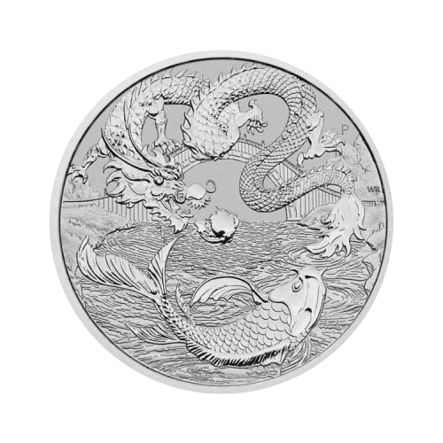 Thumbnail 1 oz Myths and Legends Zilveren Munt 2023 voorkant