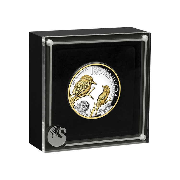 2 oz Kookaburra Zilveren Munt 2023 perspectief 2