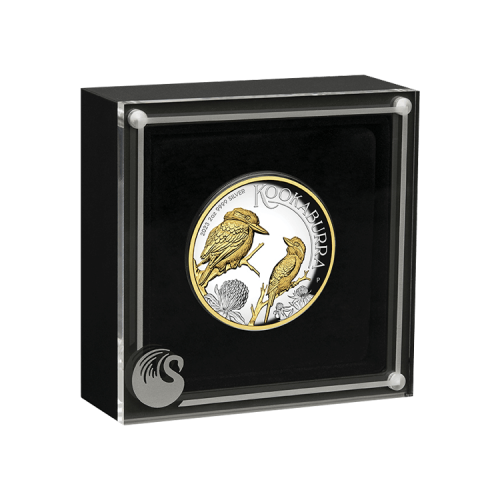 Thumbnail 2 oz Kookaburra Zilveren Munt 2023 perspectief 2