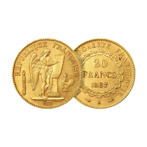 Thumbnail Gouden 20 Franc Génie - diverse jaargangen perspectief 1