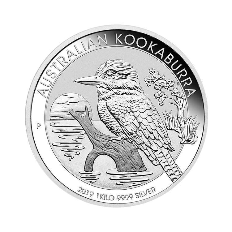 1 kilo Kookaburra Silver Coin 2019 front