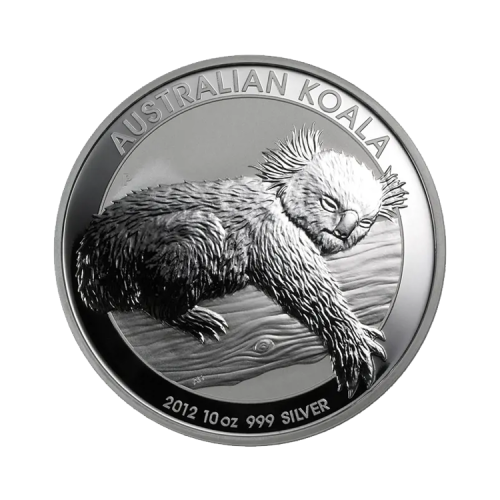 Thumbnail 10 oz Koala Zilveren Munt voorkant