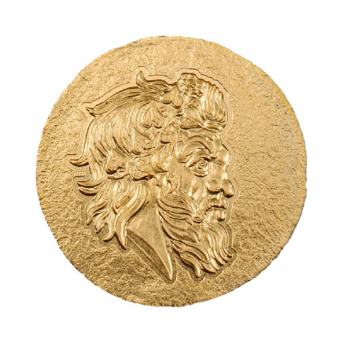 Thumbnail 0.5 gram golden coin Pan, Panticapaeum 2023 front
