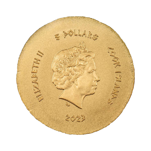 Thumbnail 0.5 gram golden coin Pan, Panticapaeum 2023 back
