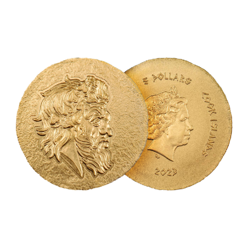 Thumbnail 0.5 gram golden coin Pan, Panticapaeum 2023 angle 1