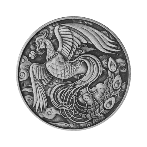 Thumbnail 1 oz Myths and Legends Zilveren Munt 2023 voorkant