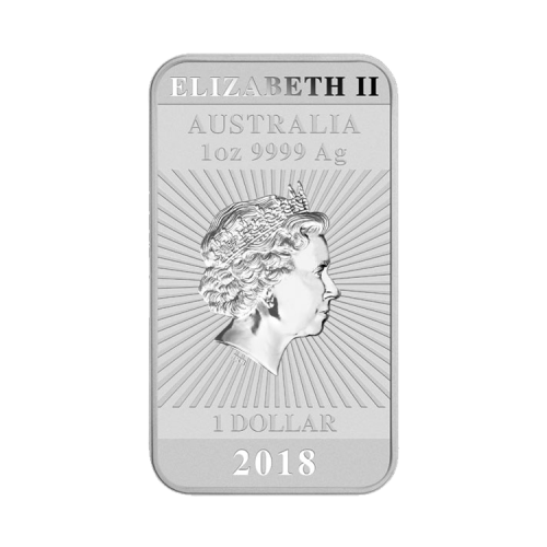 Thumbnail 1 oz Perth Mint Silver Bar 2018 back