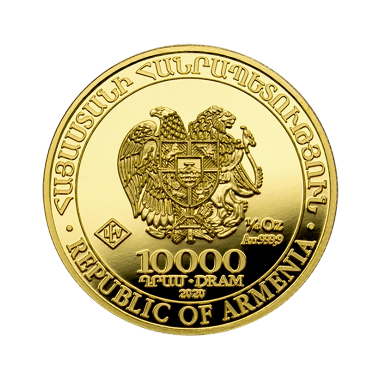 1/4 oz Geiger Goldmünze back