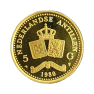 1 oz 10 Gulden Nederlandse Antillen (1980) Oro 1980 front