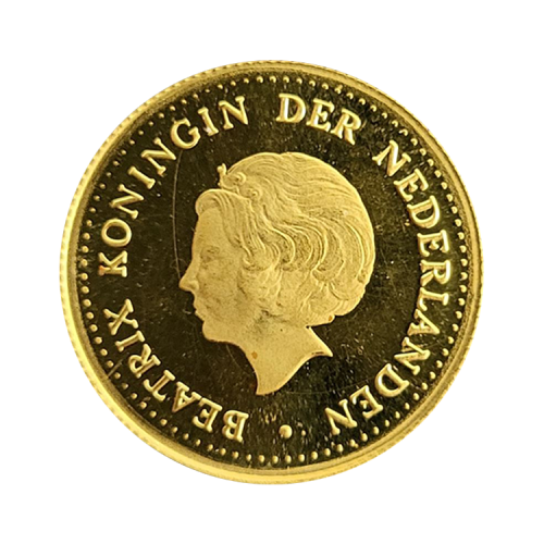 Thumbnail 10 Gulden Nederlandse Antillen (1980) Gouden Munt 1980 achterkant