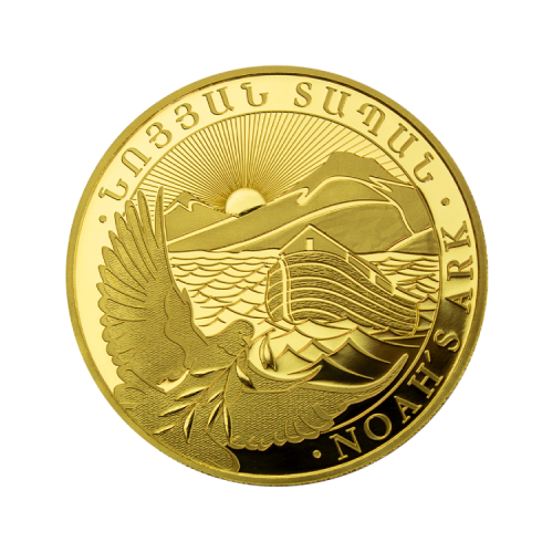Thumbnail 1 oz Geiger Gouden Munt perspectief 1