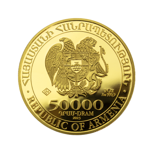 Thumbnail 1 oz Geiger Gouden Munt perspectief 2