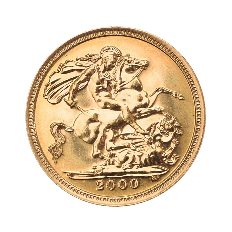 1/2 Sovereign munt Gold Coin Mixed Years front