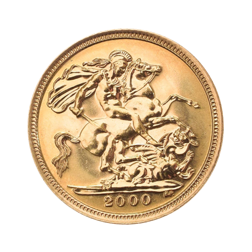 Thumbnail 1/2 Sovereign munt Gold Coin Mixed Years front