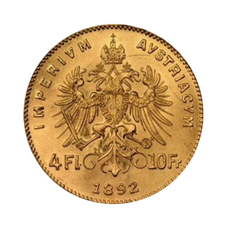 4 Florin Gold Coin front