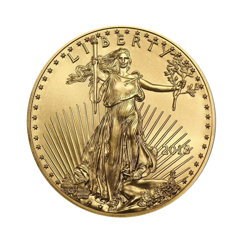 Thumbnail Liberty 1/2 troy ounce gold American Eagle coin