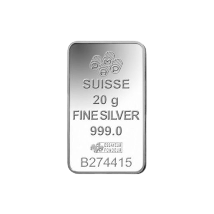 20g Silver Bar Mixed Years front