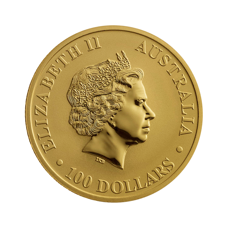 Reverse 1 troy ounce gold Kangaroo coin
