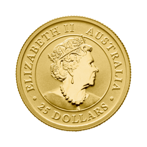 Thumbnail Achterzijde 1/4 troy ounce gouden Kangaroo munt