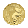 1/4 oz Lunar Goldmünze front