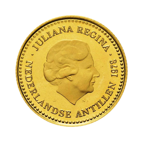 Thumbnail Gouden munt 100 Gulden Nederlandse Antillen (1978) front