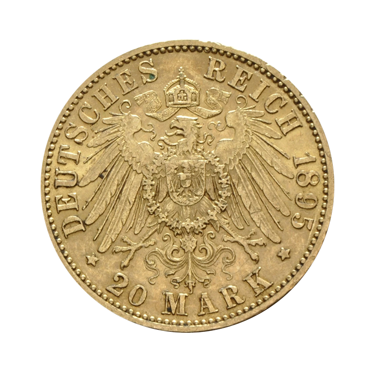 20 Mark Gouden Munt Divers voorkant