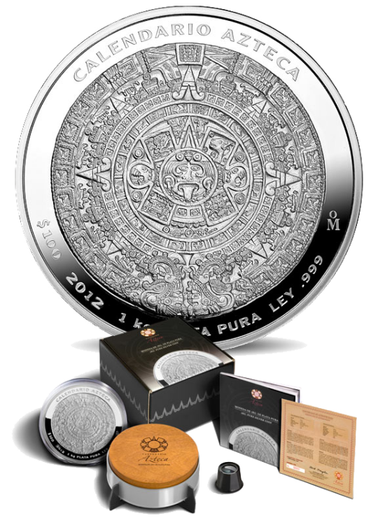 1 kilo Banco de Mexico d'Argent Plusieurs Années front