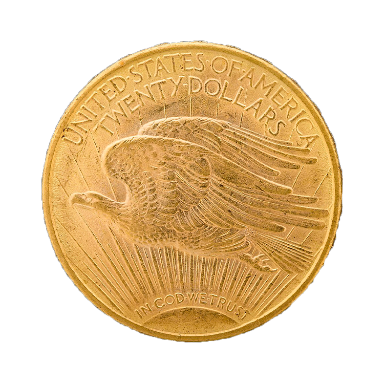 1 oz Double Eagle Oro Años Diversions front