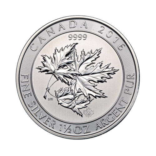 Thumbnail 1,5 oz Divers Zilveren Munt Divers voorkant