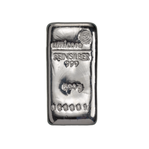 Thumbnail 250g Umicore Silver Bar front