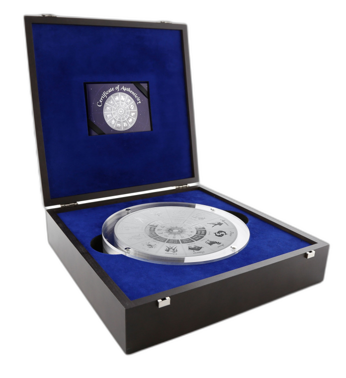 10 kilogram zilver Niue Zodiac munt 2017 front