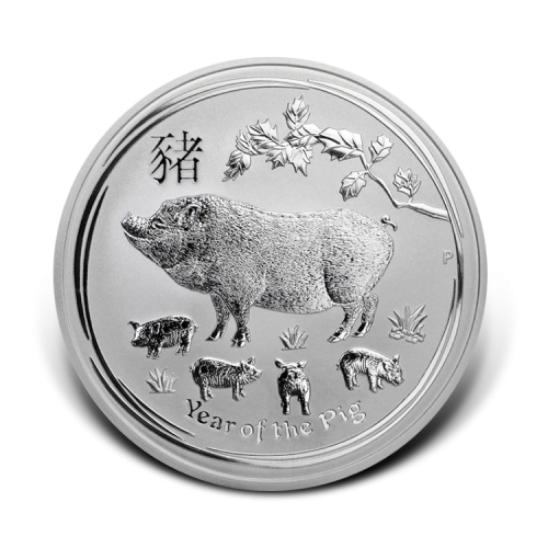 Thumbnail 1 oz Lunar Silver Coin 2019 front