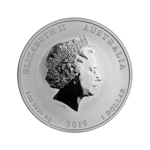 Thumbnail 1 oz Lunar Silver Coin 2019 back