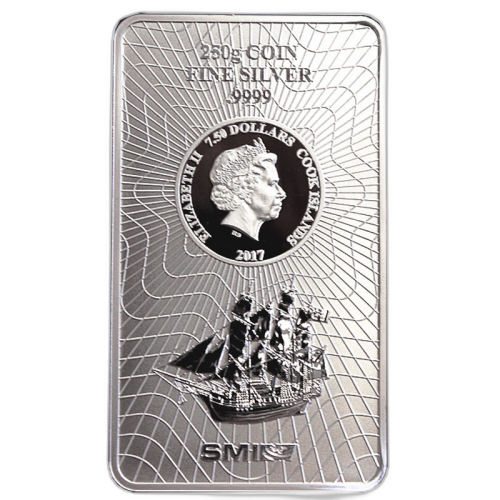 Thumbnail 250g Sunshine Mint Silver Bar 2017 front